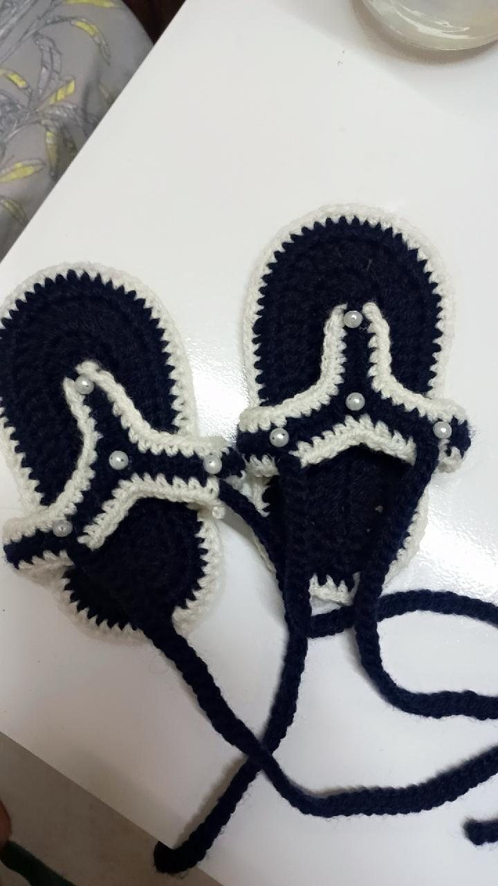 Midnight Bow Duo — handmade crochet keychains & charms