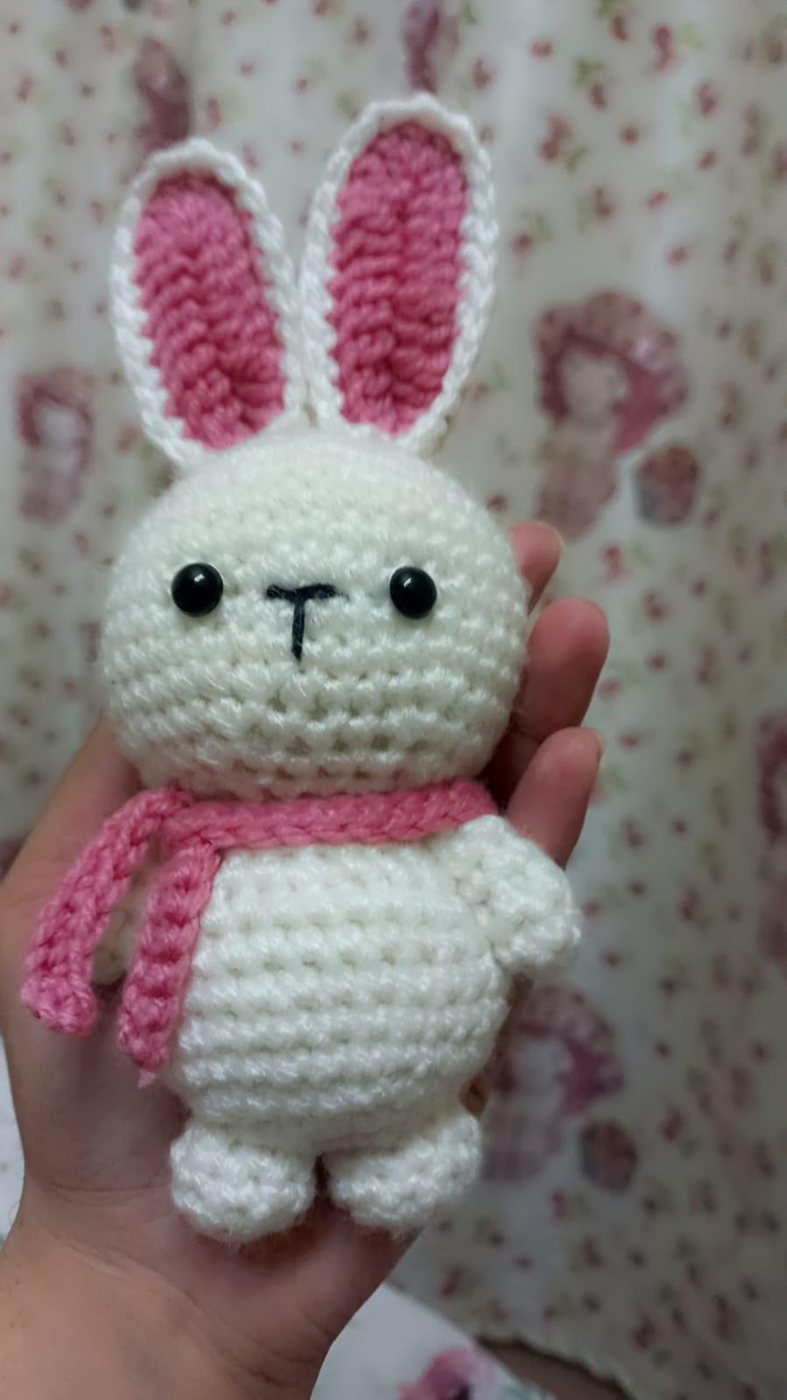Snowdrop the Bunny — handmade crochet plushies