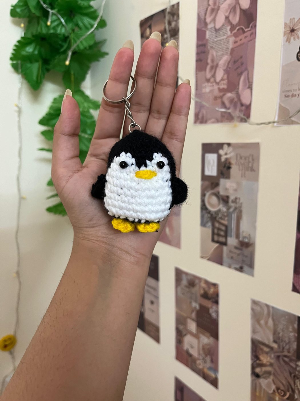 Pip the Penguin — handmade crochet keychains & charms